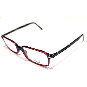 Ray Ban RB5009 2018 Red Black Rectangle Eyeglasses Frame 51-18 140 Read